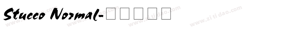 Stucco Normal字体转换